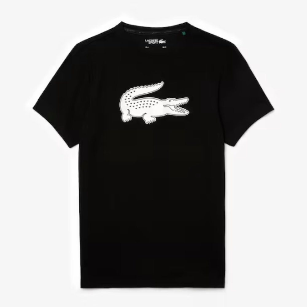 Lacoste Mens Sport 3D Print Crocodile Breathable Jersey T-Shirt - TH2042-51-258
